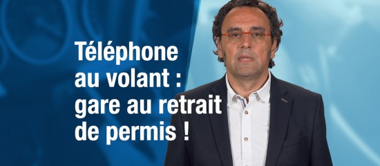 Commettre certaines infractions routières tout en tenant en main son téléphone peut désormais entraîner la suspension immédiate de son permis.