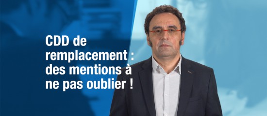 Sous peine d’être requalifié en CDI, un CDD de remplacement doit préciser la qualification du salarié remplacé.