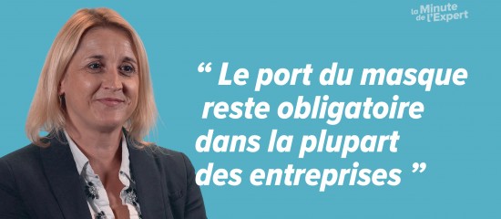 Le port du masque en entreprise est obligatoire dans les lieux collectifs clos, sauf si les salariés sont tenus de présenter un pass sanitaire.