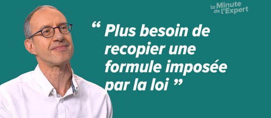 L’exigence de la mention à inscrire dans l’acte par une personne qui se porte caution est simplifiée.