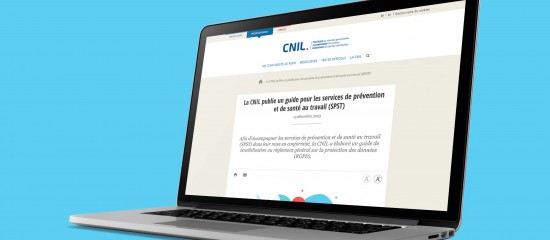 Pour accompagner les services de prévention et de santé au travail (SPST) dans leur mise en conformité, la CNIL propose un guide de sensibilisation au règlement général sur la protection des données (RGPD).