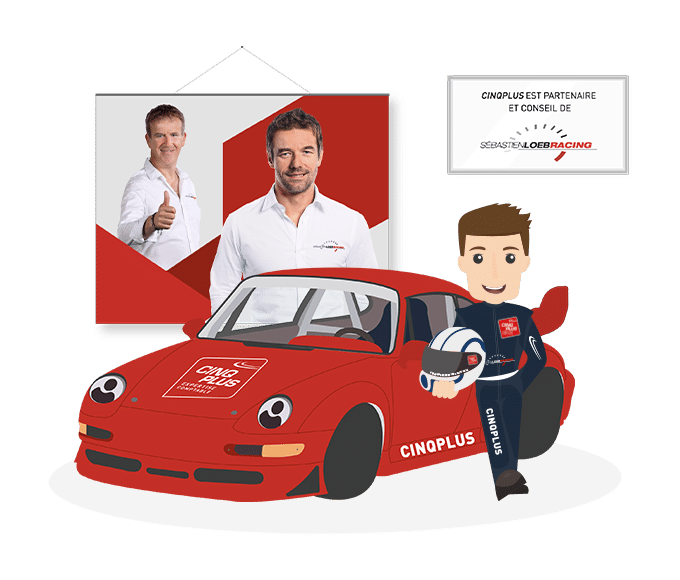 Partenaire et conseil de Sébastien Loeb Racing - CINQPLUS